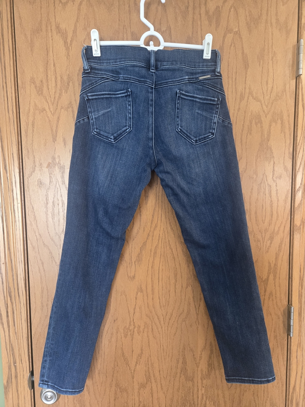 New York & Company Women's Dark Blue Skinny Jeans